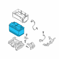 OEM Hyundai Battery Assembly Diagram - 37110-C6812