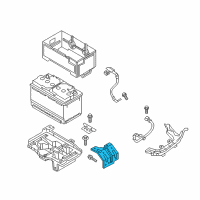 OEM 2018 Kia Sorento Stay Battery-Upper Diagram - 37130C5000