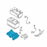 OEM 2017 Kia Sorento Tray Assembly-Battery Diagram - 37150C6000