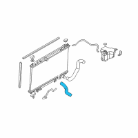 OEM 2005 Nissan Murano Hose-Radiator, Upper Diagram - 21501-CA000