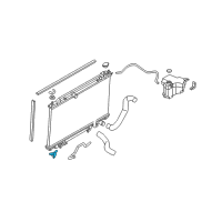 OEM 2003 Nissan Murano Hose-Auto Transmission Oil Cooler Diagram - 21632-CA000