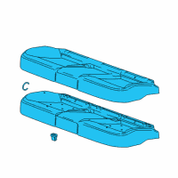 OEM 2017 Buick Verano Cushion Assembly Diagram - 23229216