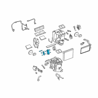 OEM 2013 Cadillac CTS Expansion Valve Diagram - 19129999