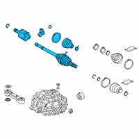 OEM 2022 Lexus NX350h Shaft Assembly, RR Drive Diagram - 42330-42090