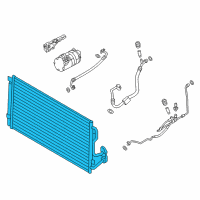 OEM 2016 BMW 328i xDrive Condenser, Air Conditioning Diagram - 64-50-6-804-721