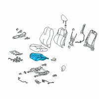 OEM 2022 Toyota Corolla Seat Cushion Diagram - 71511-12C80