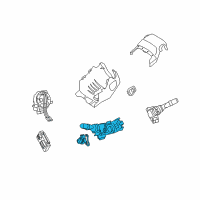 OEM 2019 Toyota 4Runner Headlamp Switch Diagram - 84140-35171