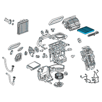 OEM 2022 Chevrolet Suburban In-Car Sensor Diagram - 13508023