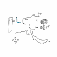 OEM 2010 Chrysler Town & Country Line-A/C Discharge Diagram - 4677605AD