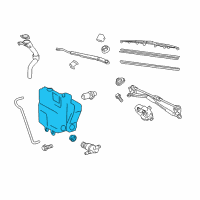 OEM 2012 Scion iQ Washer Reservoir Diagram - 85315-74030