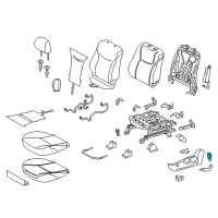 OEM 2012 Toyota Prius Lumbar Switch Diagram - 84920-60090-E4