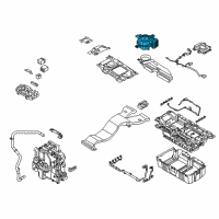 OEM 2018 Kia Optima Blower Unit Assembly-Battery Diagram - 37580E6000