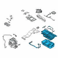 OEM 2017 Hyundai Sonata Call TECHLINE-Pack Assembly-Battery Diagram - 37510-E6000