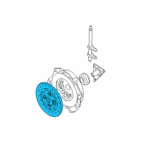 OEM 2002 Hyundai Sonata Disc Assembly-Clutch Diagram - 41100-39145