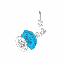 OEM Hyundai Sonata Cover Assembly-Clutch Diagram - 41300-39115