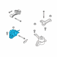 OEM 2019 Hyundai Accent Transmission Mounting Bracket Assembly Diagram - 21830-H8110