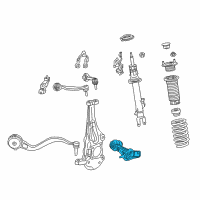 OEM 2018 Lexus LC500 Suspension Lower Control Arm Assembly No.2 Right Diagram - 48620-11020