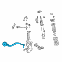 OEM 2022 Lexus LC500 Arm Assembly, Suspension Diagram - 48620-11030