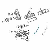 OEM 2018 Chevrolet Corvette Guide Tube Diagram - 12678823