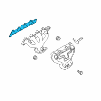 OEM 2008 Chevrolet Aveo Manifold Gasket Diagram - 96378805