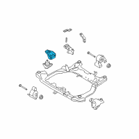 OEM 2009 Hyundai Elantra Engine Mounting Support Bracket Diagram - 21815-2H100