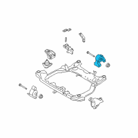 OEM 2011 Hyundai Elantra Bracket Assembly-Roll Stopper, Rear Diagram - 21930-2H000