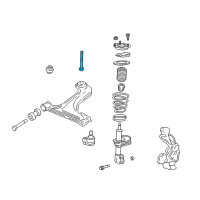 OEM Oldsmobile Alero Engine Cradle Bolt Diagram - 11518122
