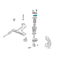 OEM Oldsmobile Cutlass Supreme Seat Diagram - 88964336