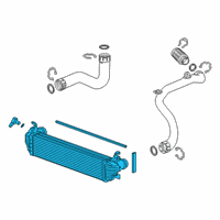 OEM 2021 Cadillac XT4 Intercooler Diagram - 84211925