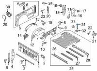 OEM 2019 Ford F-150 Mount Bolt Diagram - -W717000-S901