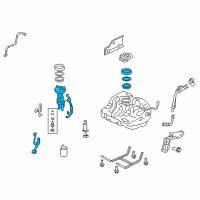 OEM 2011 Honda Civic Filter Set, Fuel Diagram - 17048-SNC-L01