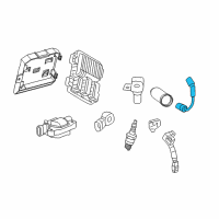 OEM 2012 Chevrolet Camaro Plug Wire Diagram - 19180532