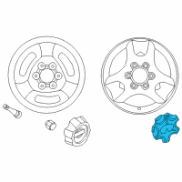 OEM Infiniti QX4 Ornament-Disc Wheel Diagram - 40342-3W700