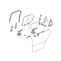 OEM 2002 Honda Accord Handle Assy., Regulator *B95L*(Shiraki) (LAPIS) Diagram - 72220-SH4-980YJ