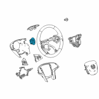 OEM Cadillac ELR Paddle Switch Diagram - 22771711