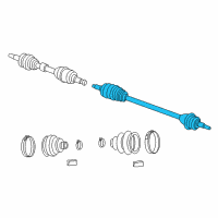 OEM 2005 Dodge Stratus Axle Half Shaft Right Diagram - 5017653AA