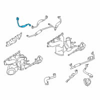 OEM 2018 BMW M3 Oil Pipe Inlet Diagram - 11-42-7-848-524