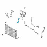 OEM 2019 Lexus UX250h Hose, Water By-Pass Diagram - 16261-24030