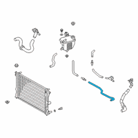 OEM Lexus Hose, Water By-Pass Diagram - 16264-24020