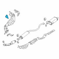 OEM 2017 Nissan Juke Gasket Converter Diagram - 14445-1KC0A