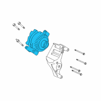 OEM 2008 Ford F-150 Alternator Diagram - 7L3Z-10346-CARM