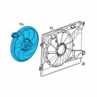 OEM Buick Fan & Motor Diagram - 95484867