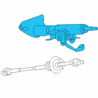 OEM Pontiac Column Asm, Steering Diagram - 15819293