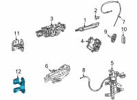 OEM Jeep Wagoneer Door Diagram - 68544486AA