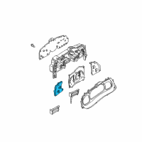 OEM 1999 Ford Explorer Fuel Gauge Diagram - F87Z-9280-AA