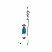 OEM Kia Soul Rear Springs Diagram - 55330K0020