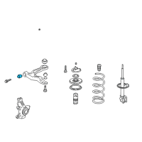 OEM 2007 Honda Odyssey Bush, Front Arm Diagram - 51392-SHJ-A02