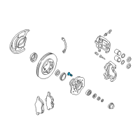 OEM Nissan Xterra Bolt-Wheel Hub Diagram - 40222-22001