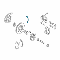 OEM 2000 Nissan Frontier Hose Assy-Brake, Front Diagram - 46211-8B500