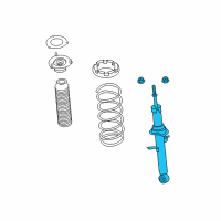 OEM 2012 Infiniti M35h ABSORBER Kit-Shock, Front Diagram - E6111-1MG0C